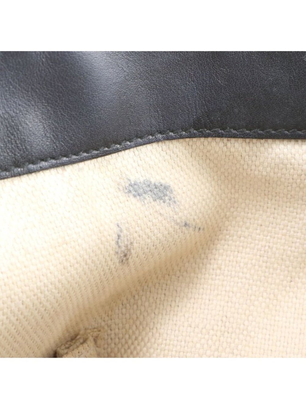 Gucci GG Canvas Leather Tote Shoulder Hand Brown - Picture 9 of 12